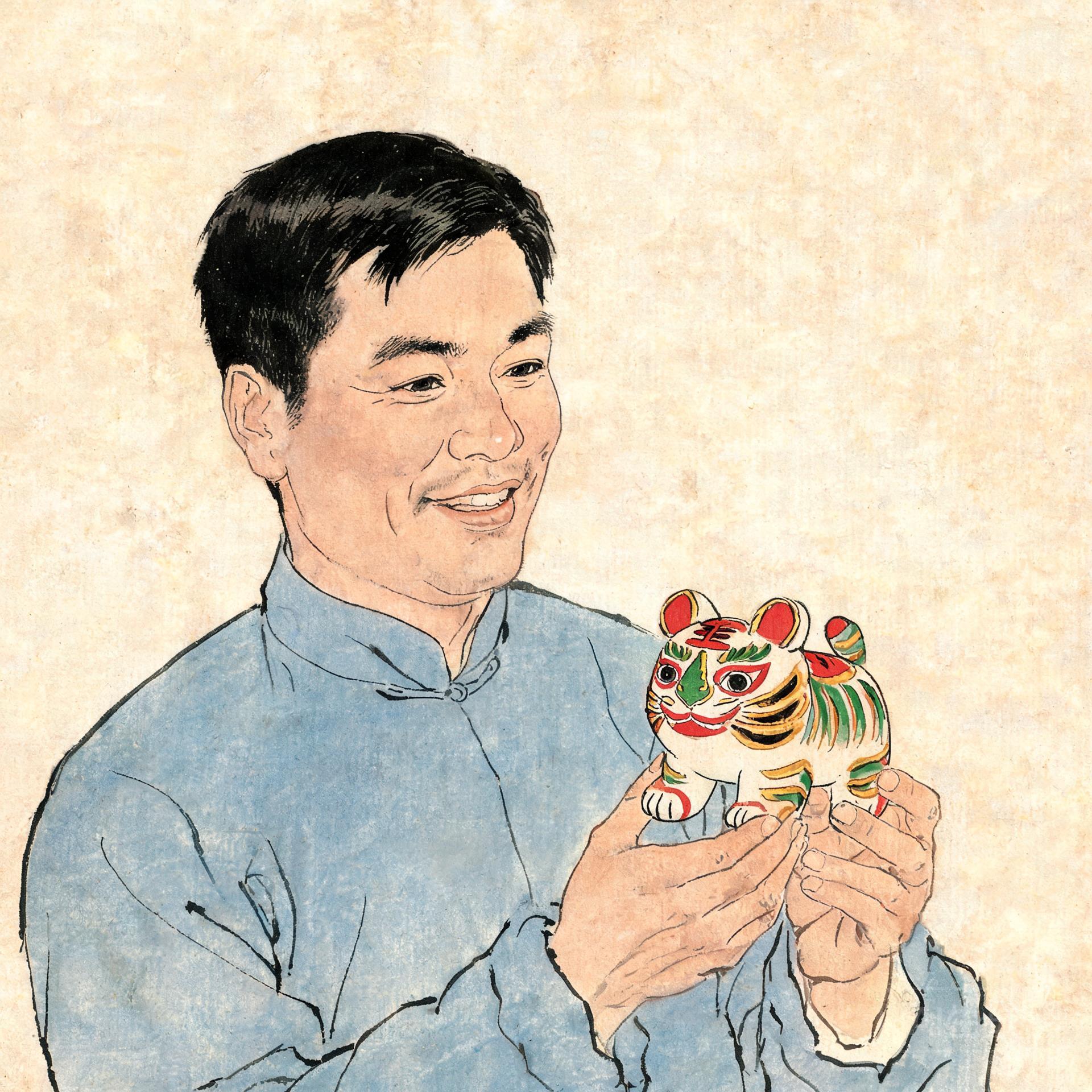 乐观的青年手艺人